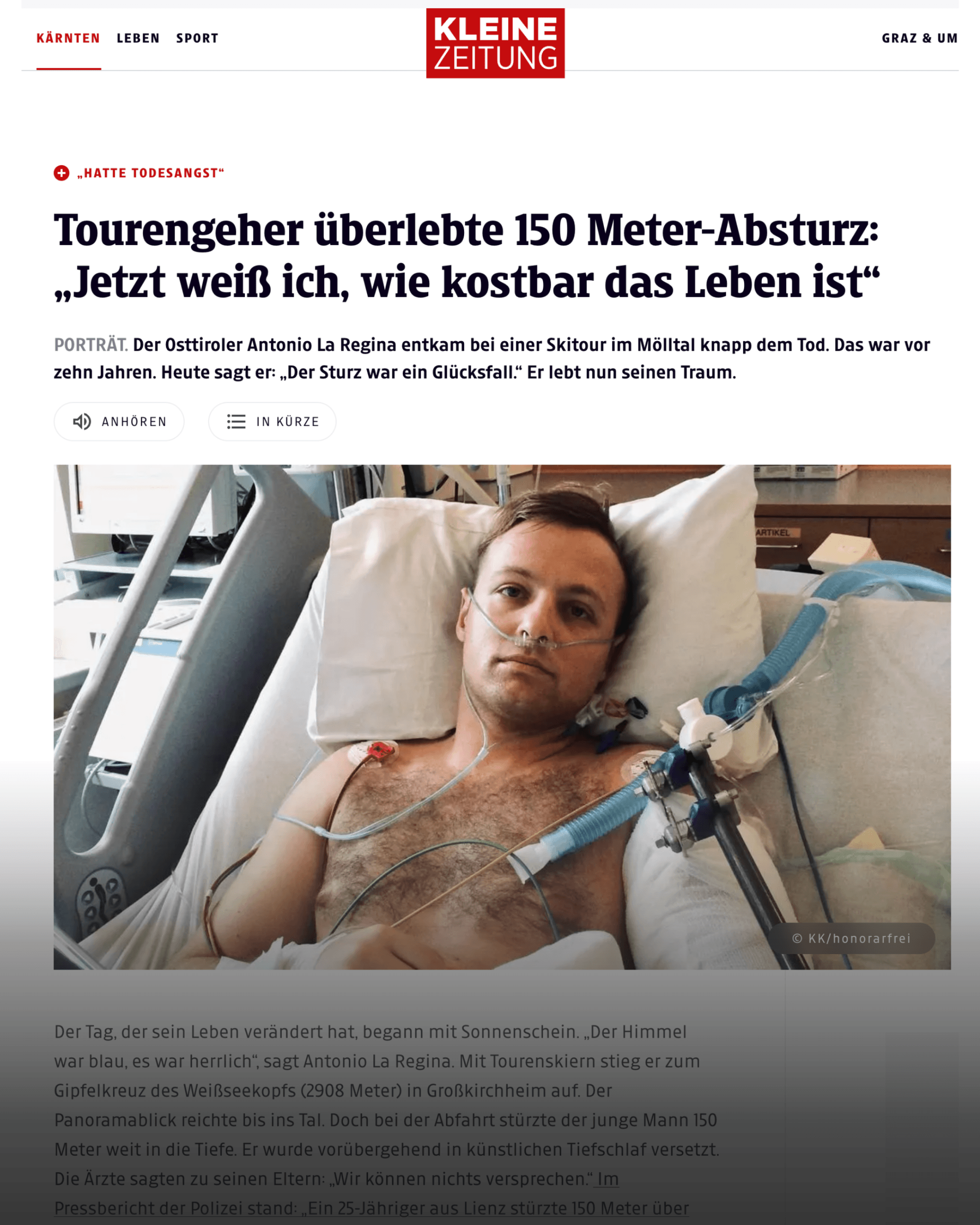 Presseartikel — Kleine Zeitung